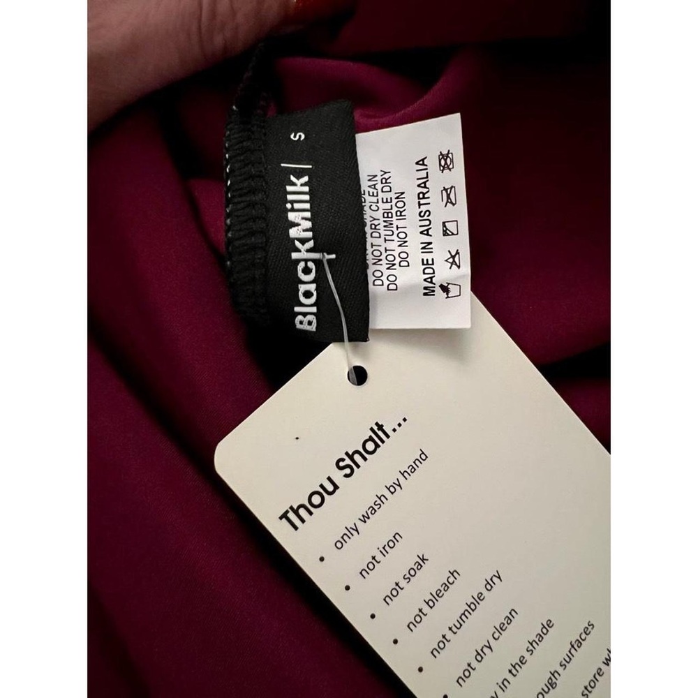 LIMITED NWT Black Milk Clothing Juicy Fruit Wine Reversible Straps Dress Size S - Picture 5 of 5